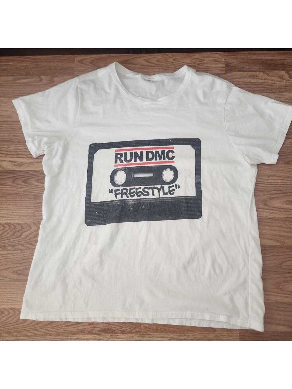 Vintage Run DMC shirt Freestyle Cassette Tape SZ M